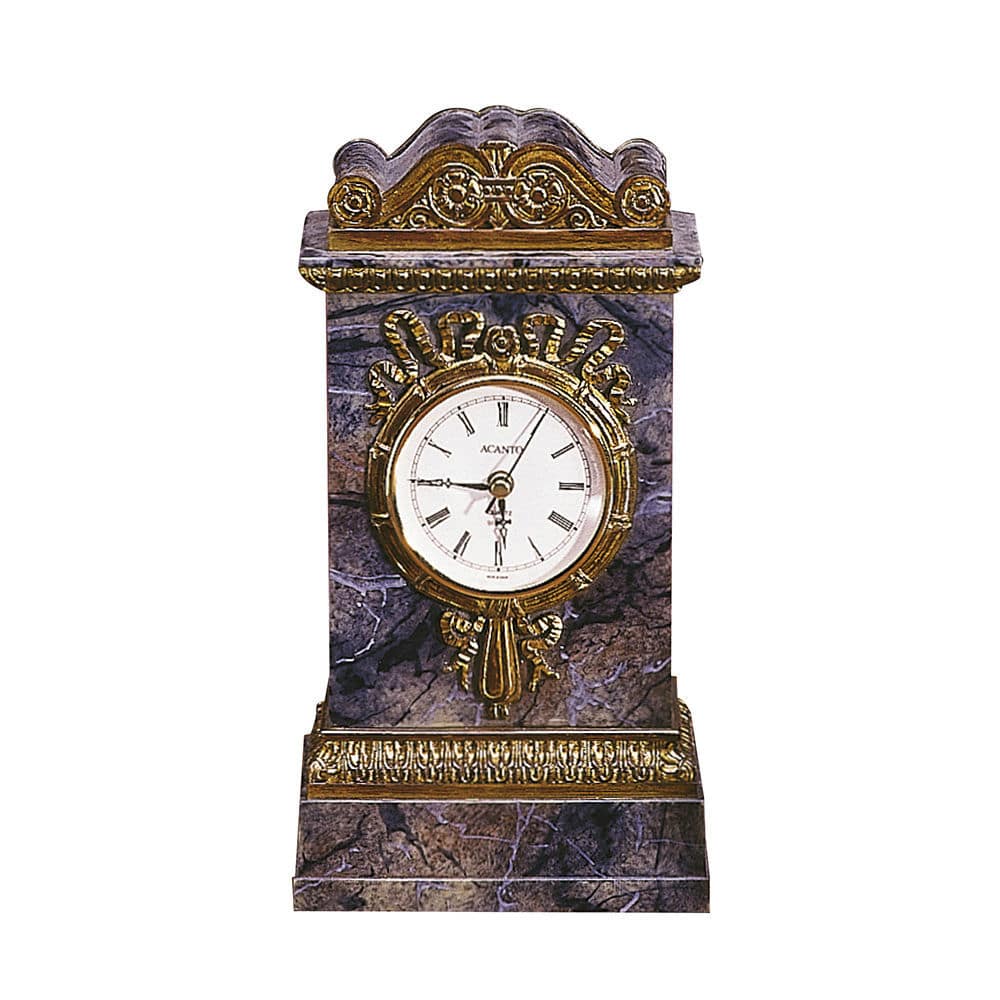 Traditional clock - ORLY - ACANTO - table / analog / resin