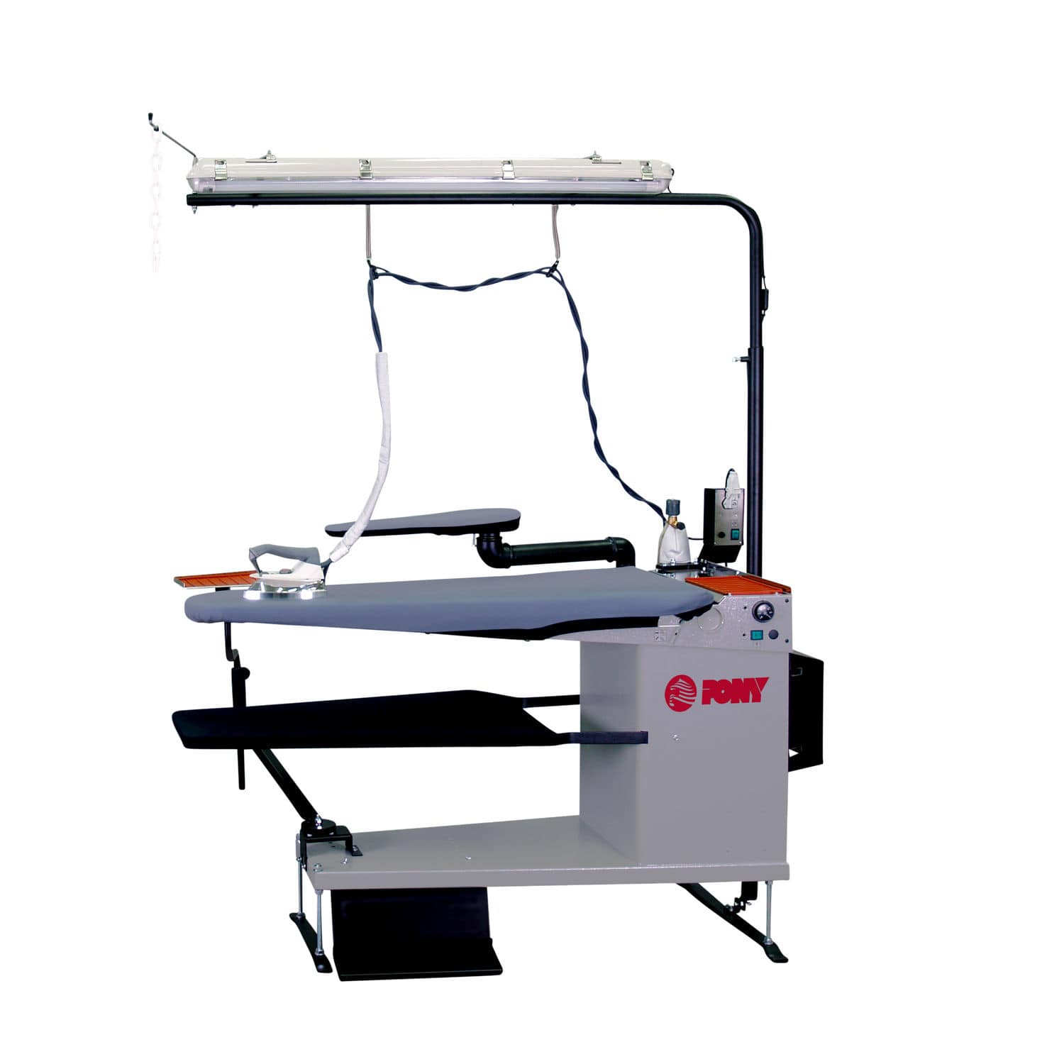 Commercial ironing board CLASSIC PONY S.P.A. vacuum / rectangular