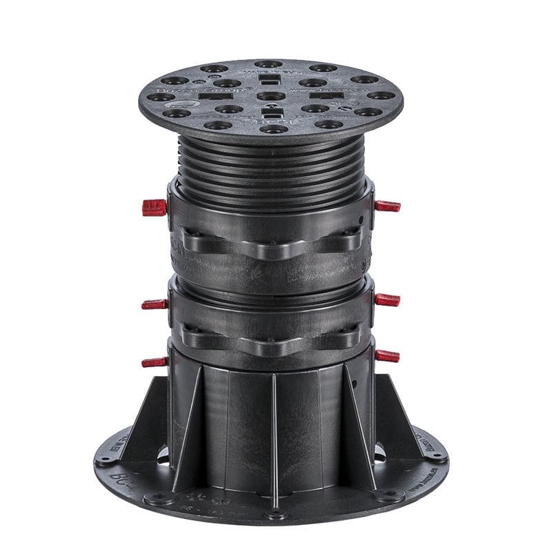 Polypropylene terrace pedestal BC6 198240mm Buzon Pedestal International outdoor