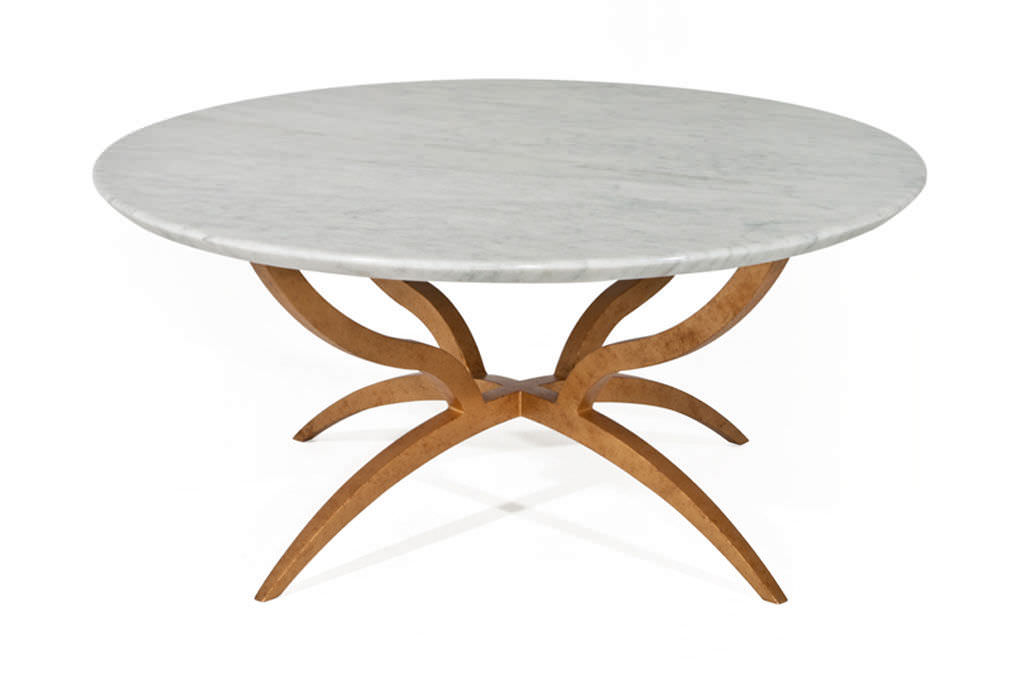 Contemporary Dining Table Glass Wrought Iron Round