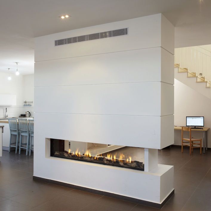 Gas fireplace CLEAR 200 Ortal USA contemporary / closed hearth