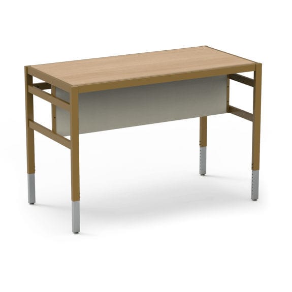 Contemporary table - MAKERSPACE SERIES TOP - Virco - plywood / steel ...