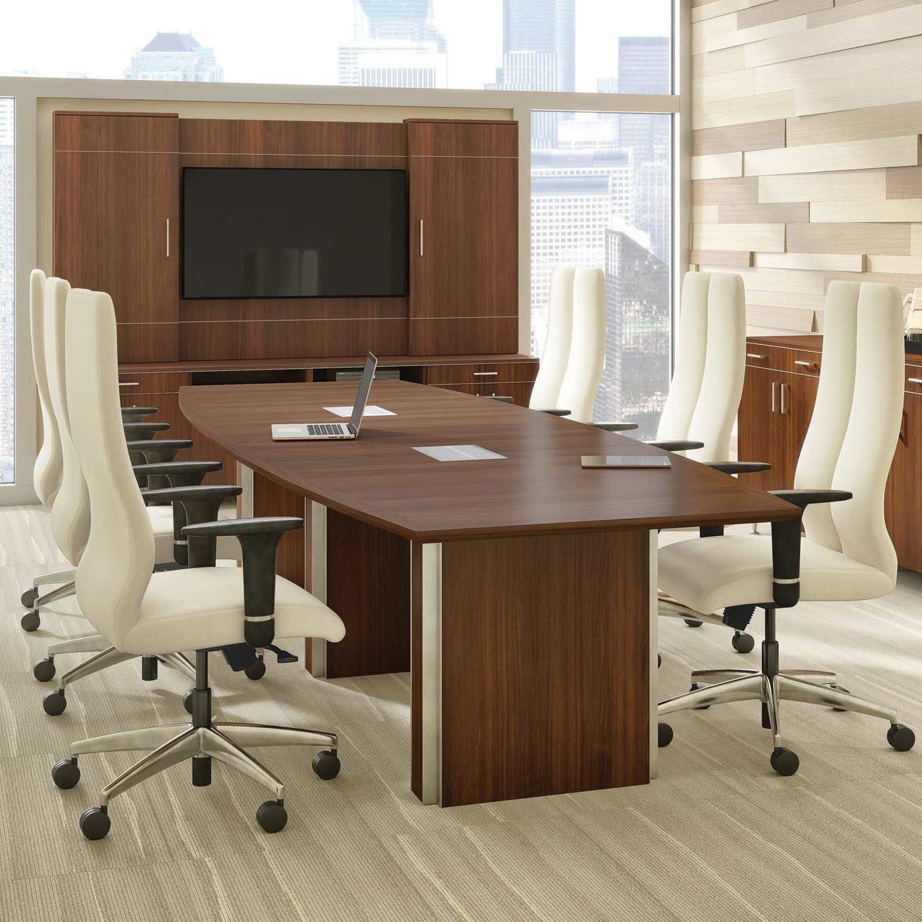 Contemporary boardroom table - BRAVADO - Jasper Group - wooden ...