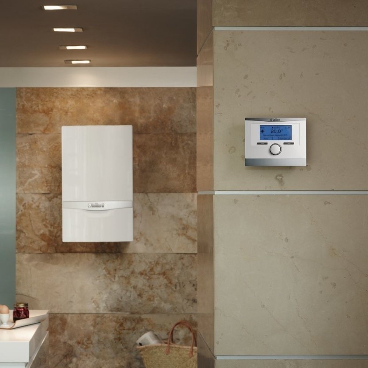 Gas boiler ECOTEC PLUS STORE VAILLANT combi / wallmounted / home