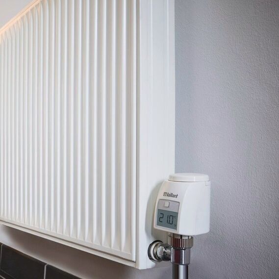 Digital thermostat - AMBISENSE - VAILLANT - smart / for radiator / white