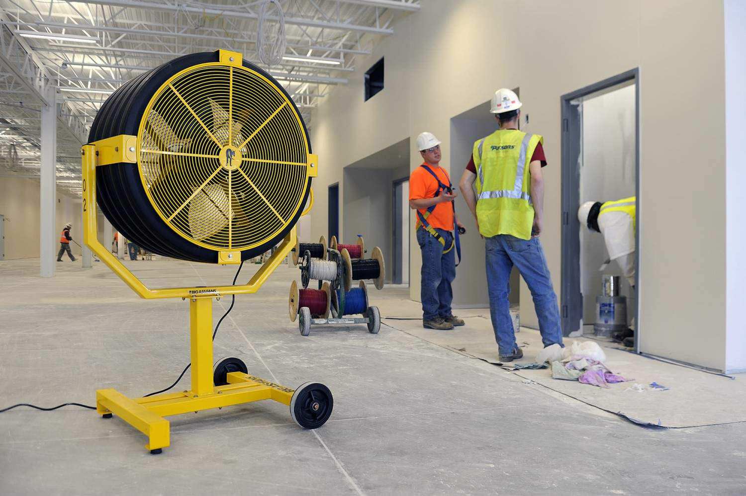 Floor Fan Commercial Metal Yellow Jacket Big Ass Fans Videos