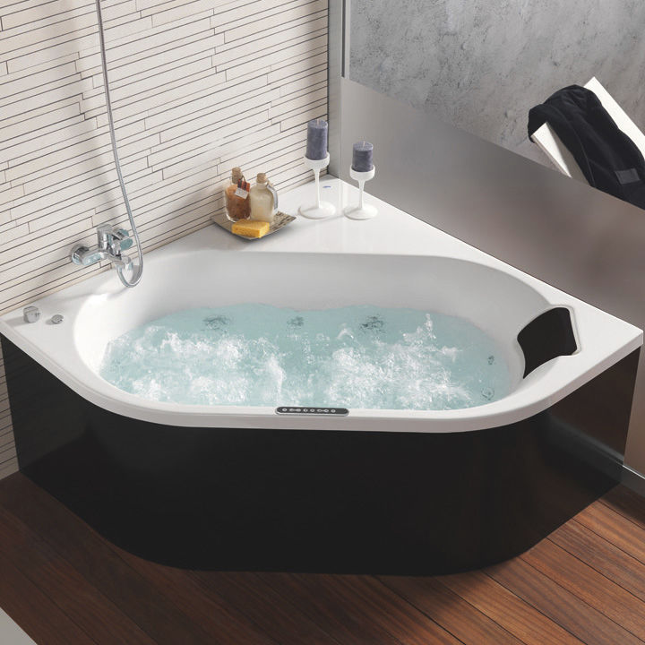 Corner bathtub FLEX CENTER Ceramicas Gala freestanding / double / acrylic