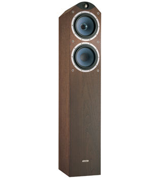Tower speaker - EYRIS DC3 - TANNOY - residential / indoor / brown