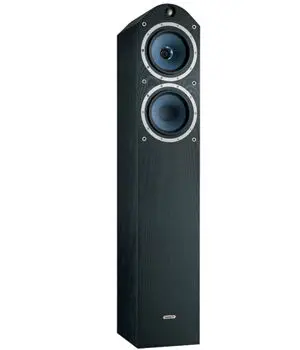 Tower speaker - EYRIS DC3 - TANNOY - residential / indoor / brown