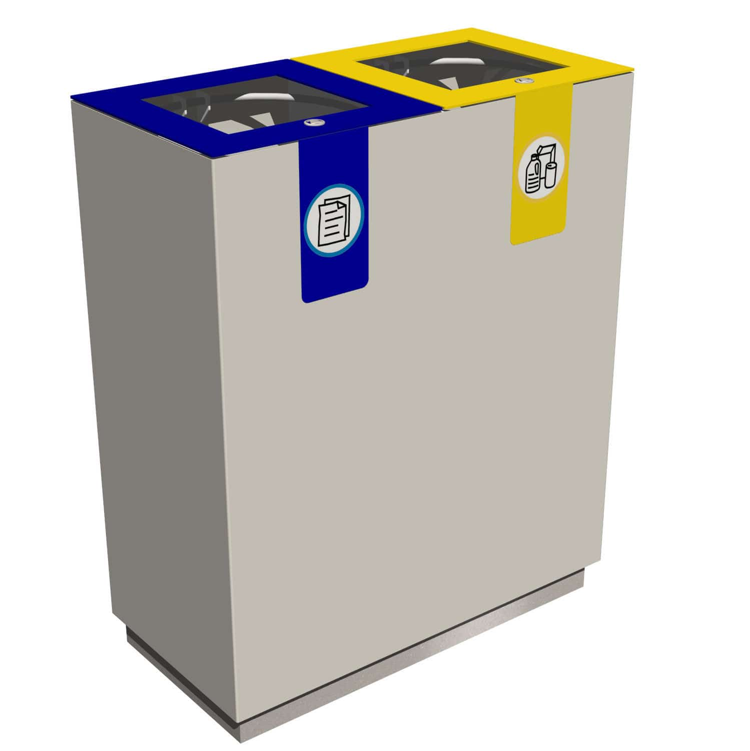 Public trash can DICD PLUS FREPAT URBAN EQUIPMENT steel