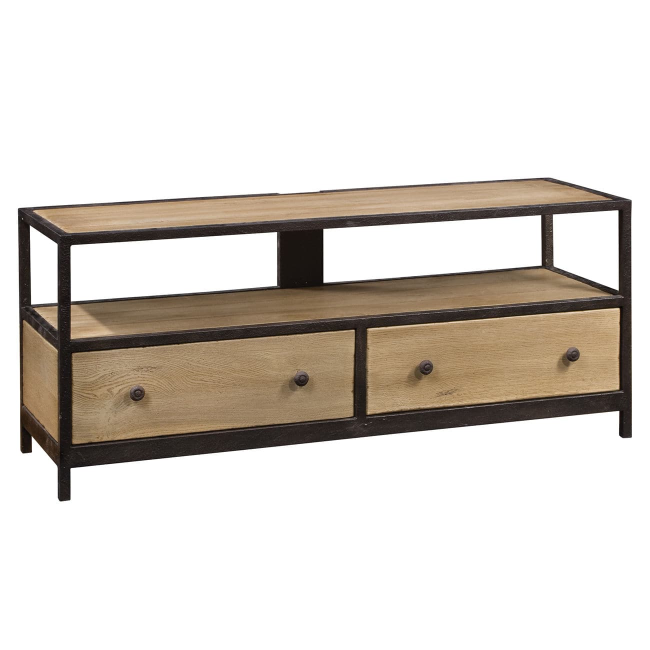 Contemporary Tv Cabinet Oak Metal Coronado Pomona 29160