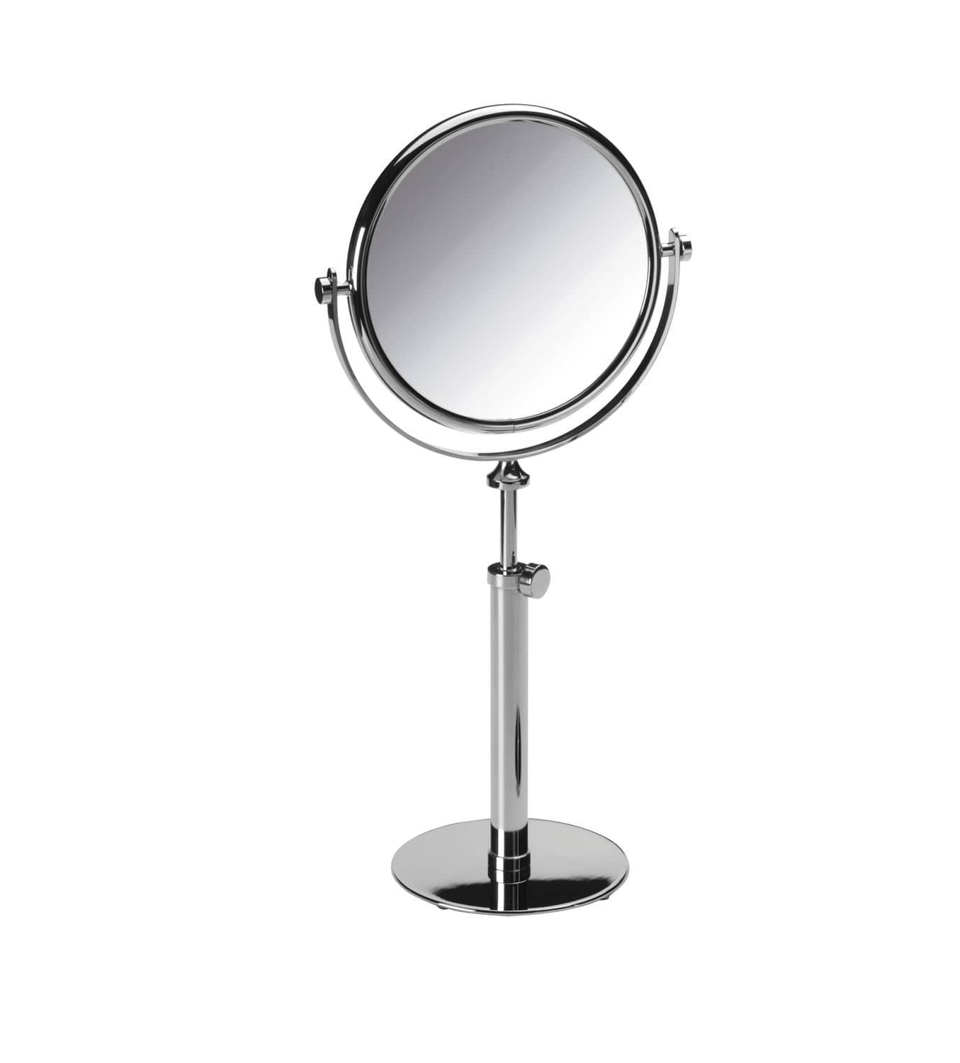 freestanding bathroom magnifying mirror