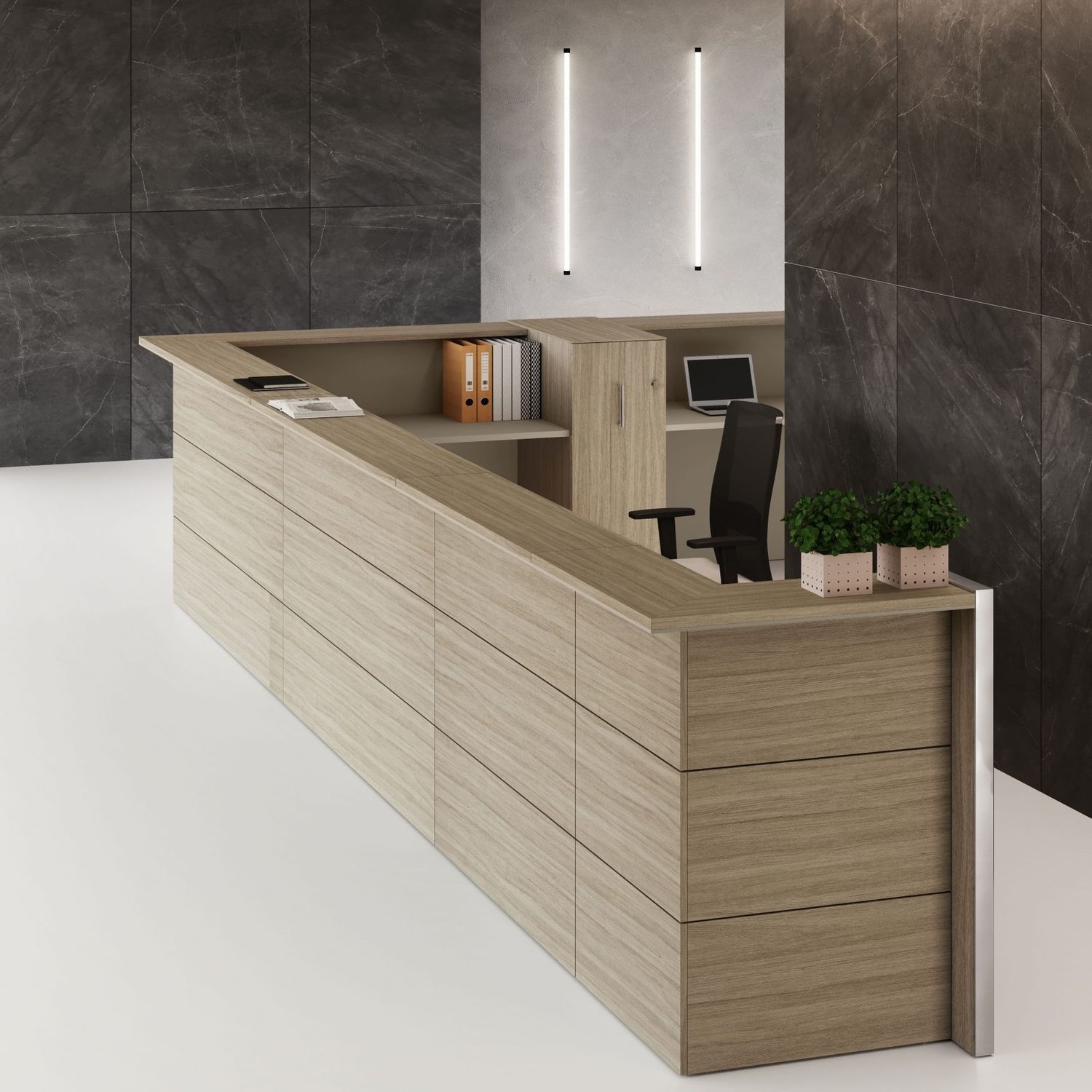 Laminate reception desk - NICE - Las Mobili