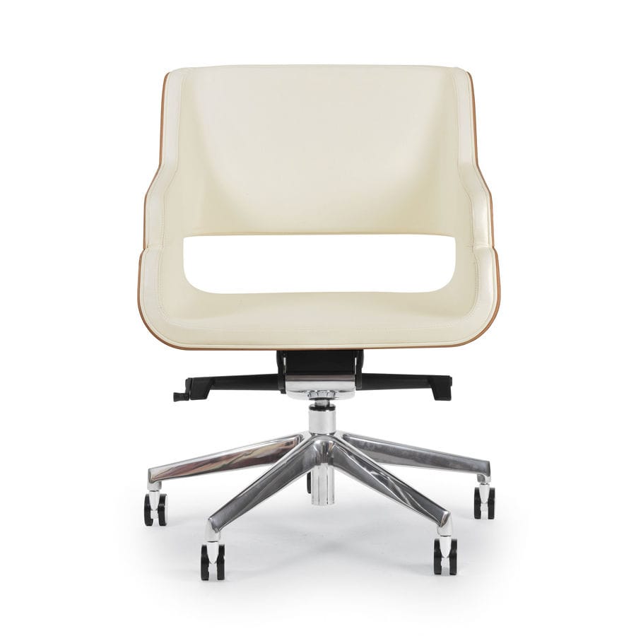 Contemporary Office Chair On Casters Star Base With Armrests