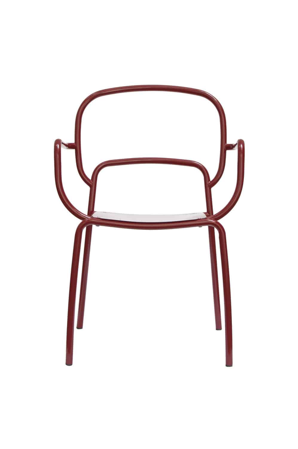 Contemporary chair MOYO CHAIRS & MORE metal / commercial / with armrests