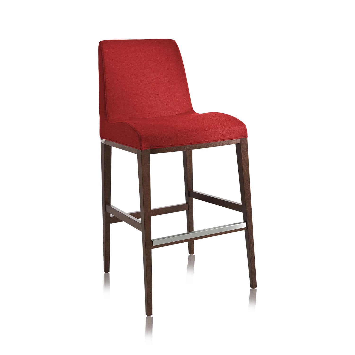 Contemporary Bar Chair - Bloom Sg - Chairs & More - Fabric   Oak Base 