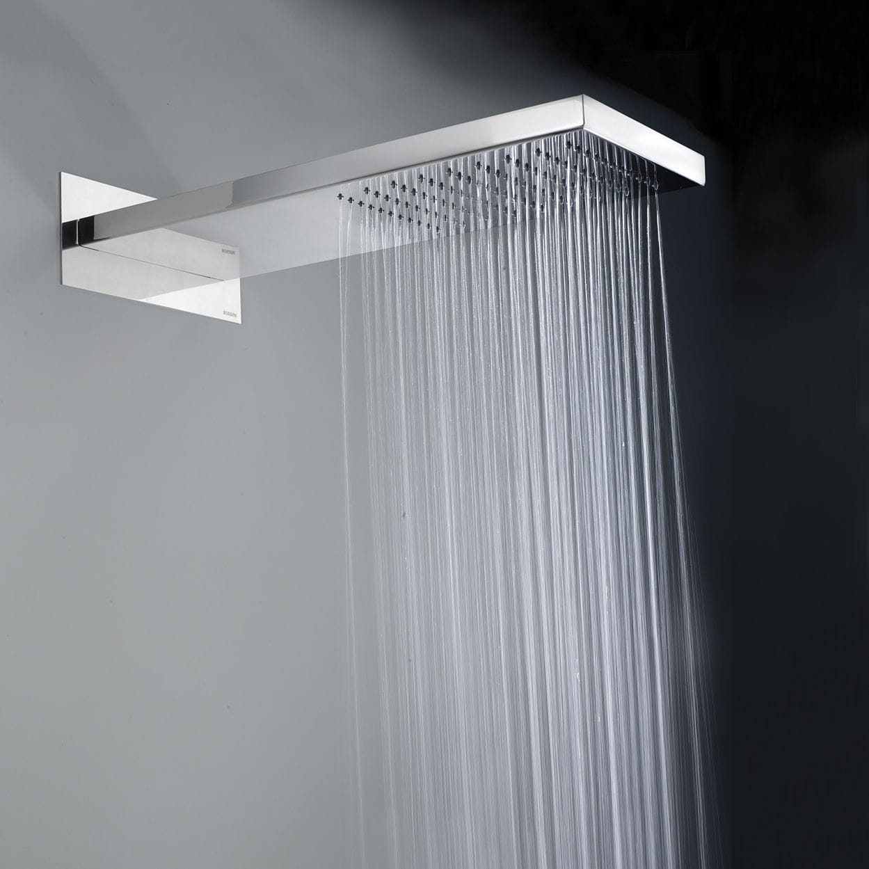 Wallmounted shower head I00575 BOSSINI rectangular / rain