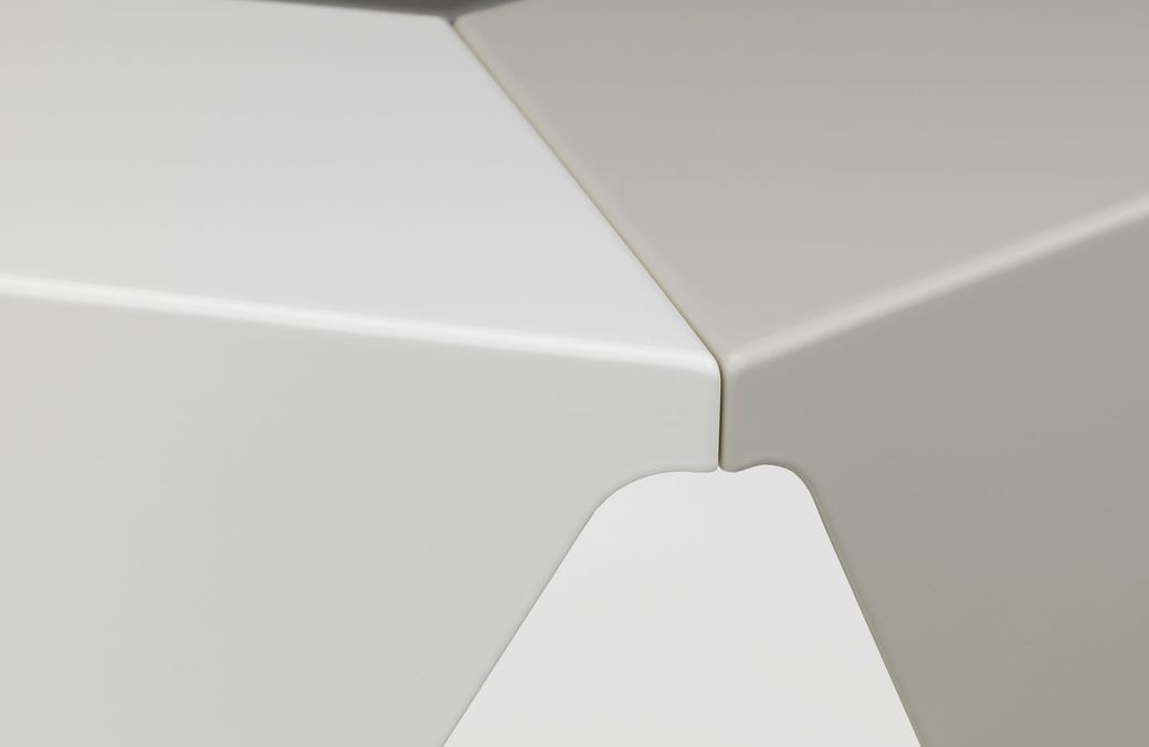 Contemporary coffee table - PRISMATIC - vitra - aluminum