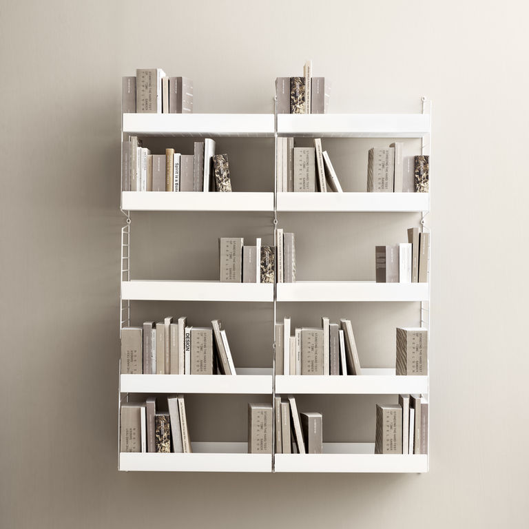 Wall-mounted shelf - STRING FURNITURE - modular / contemporary / thermo ...