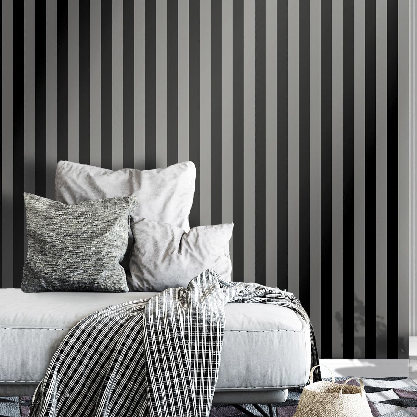 Contemporary wallpaper - CM - Parato - striped / printed