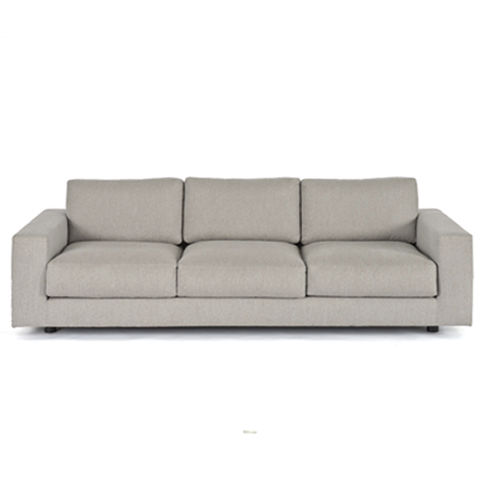 Gray sofa - PETWORTH - case - fabric / 3-seater