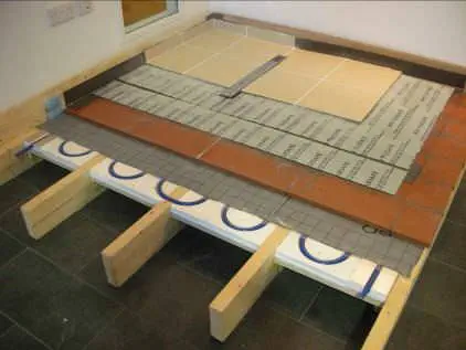 Hot water underfloor heating - WET ROOM - Jupiter Underfloor Heating -  residential