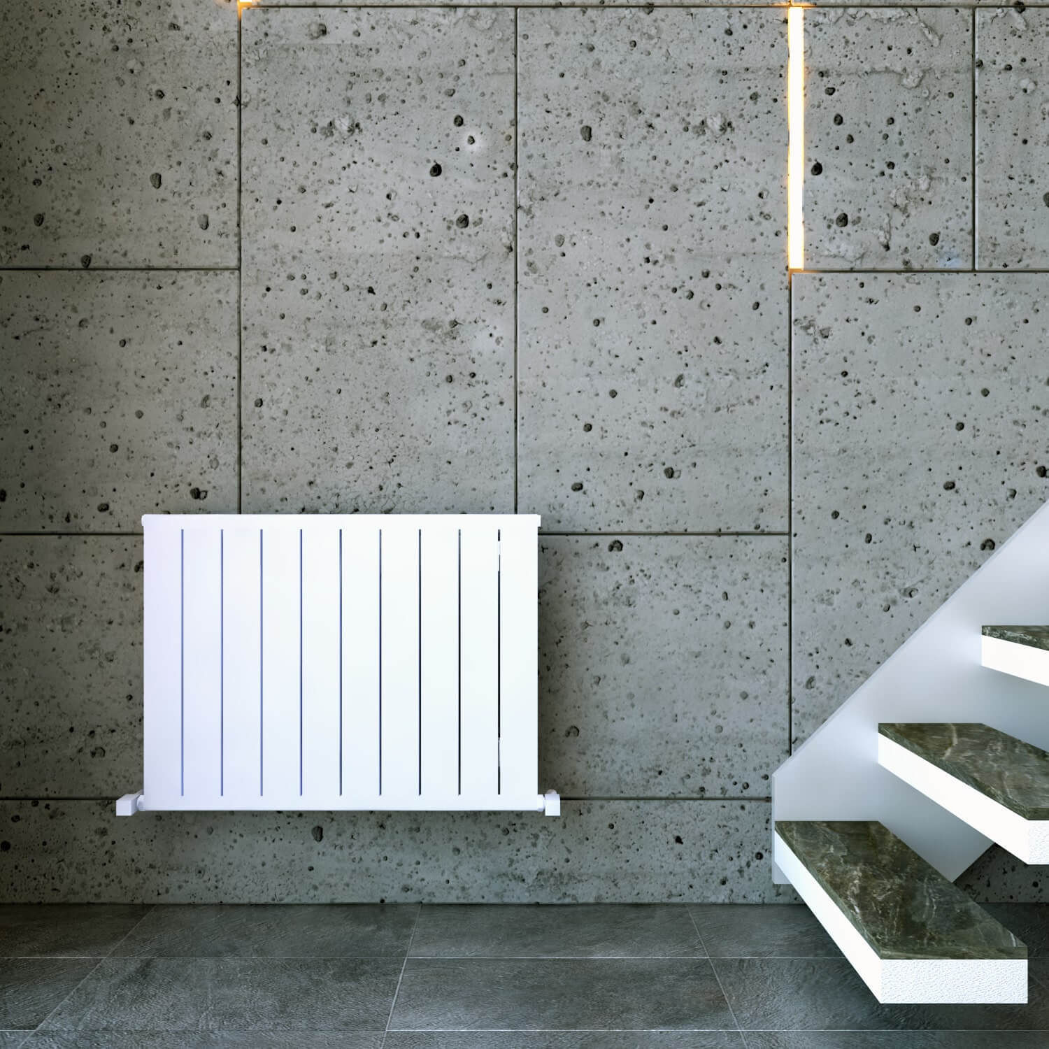 Manik Radiators Hot water radiator - MACK - Carisa Designer Radiators - 501 w...750 w ...