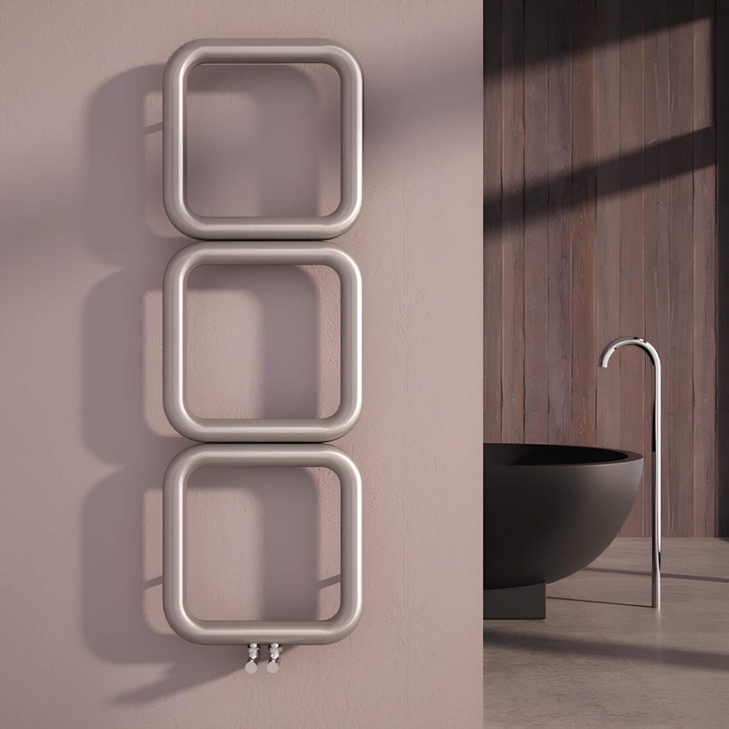 Hot water towel radiator - BARO - Carisa Designer Radiators - 501 w ...