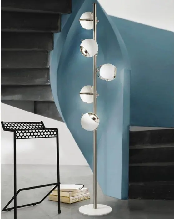 Floor Standing Lamp Scofield Delightfull Aluminum Brass Contemporary Floor Standing Lamp Scofield, Unusual Floor Standing Lamps