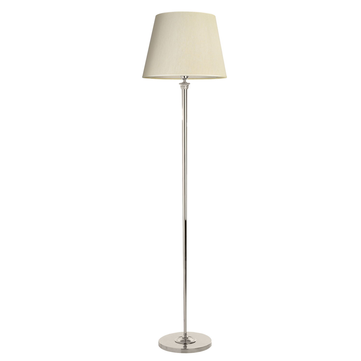 Floor-standing Lamp - Montrose : 2692 - Lumis Srl - Nickel   Fabric 