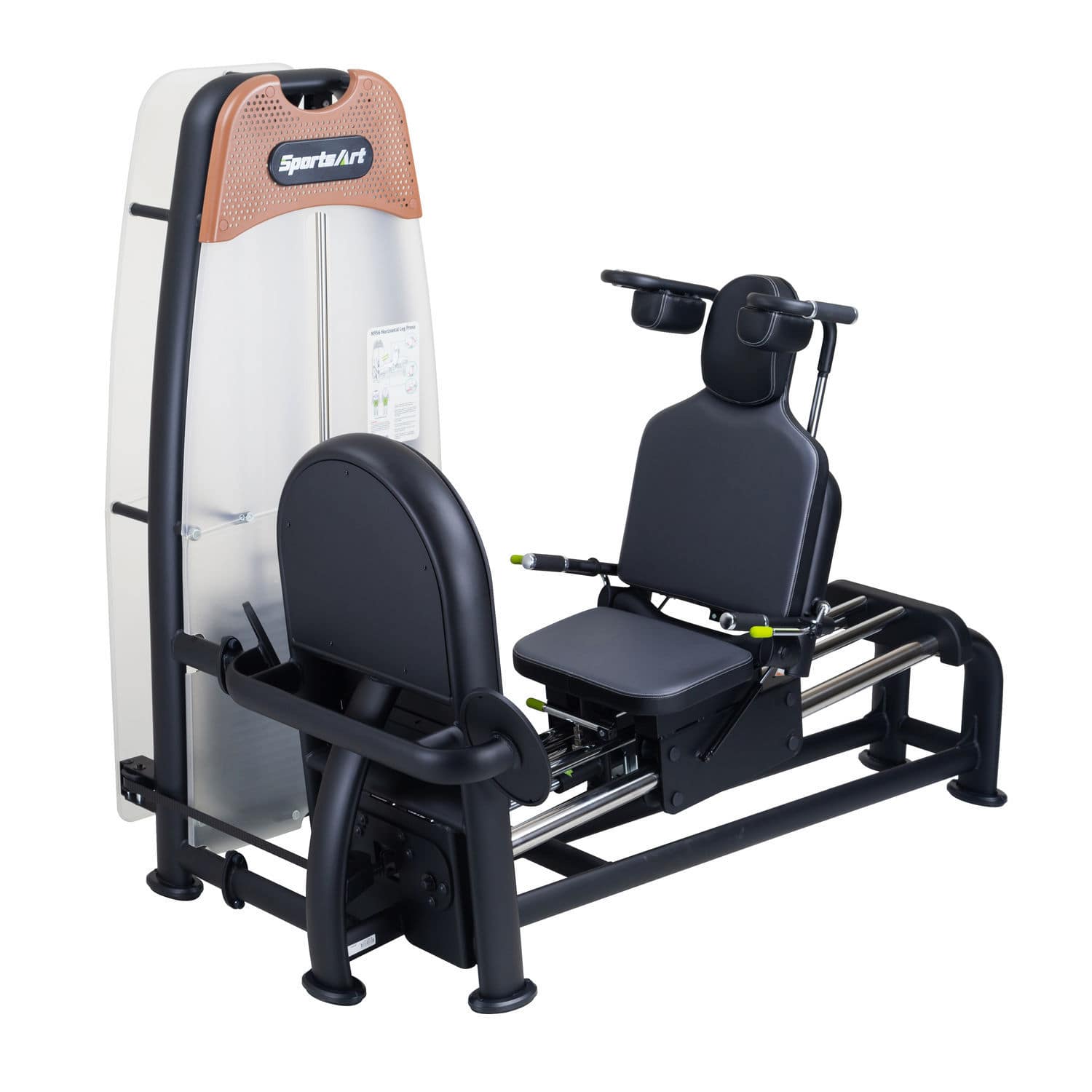 Leg press weight training machine N956 SportsArt Fitness indoor