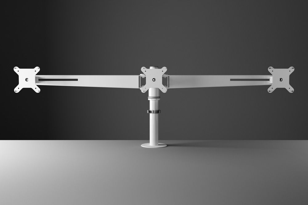 Desktop monitor support CM33 Systemtronic double