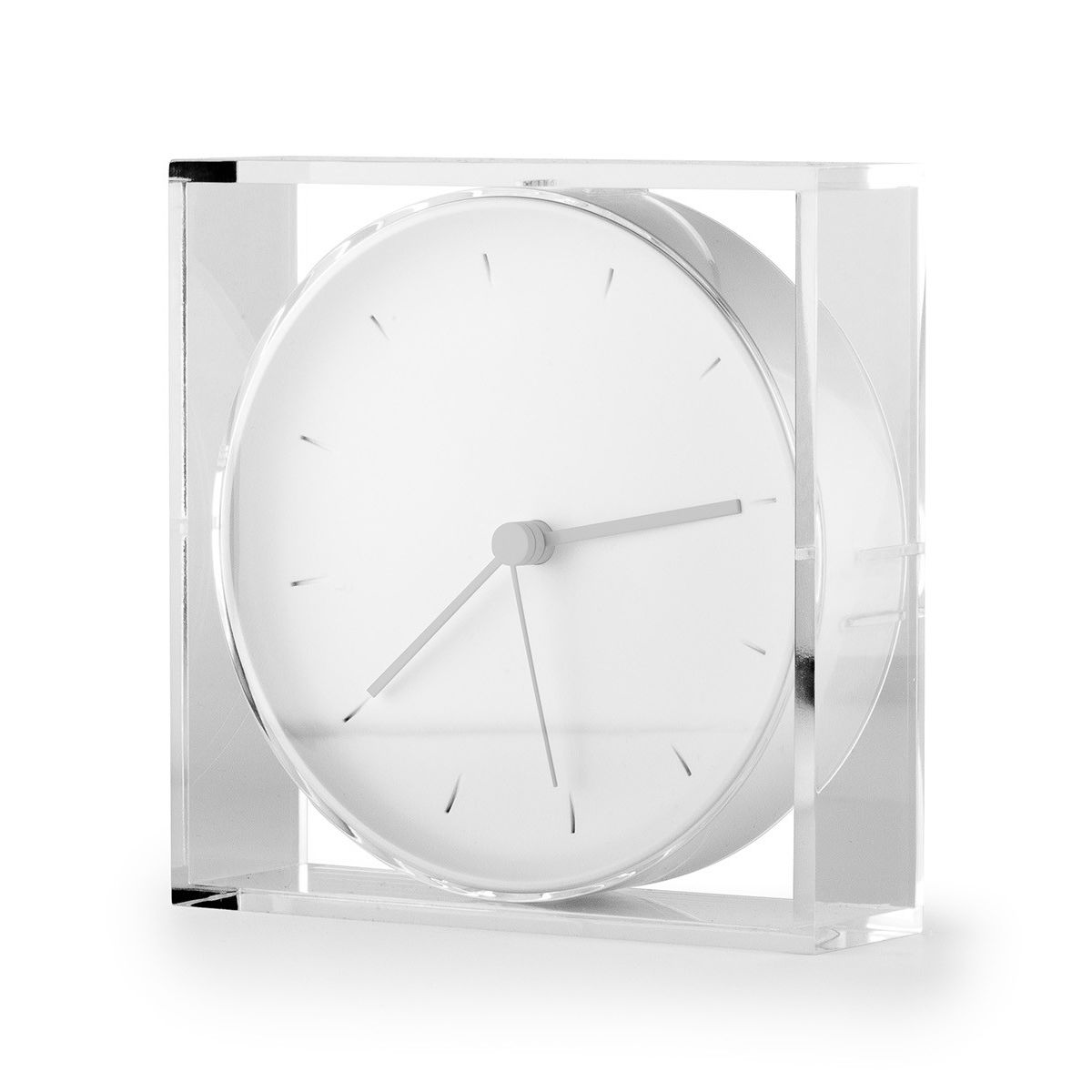 Contemporary Clock Digital Desk Abs Void Lr140w Lexon