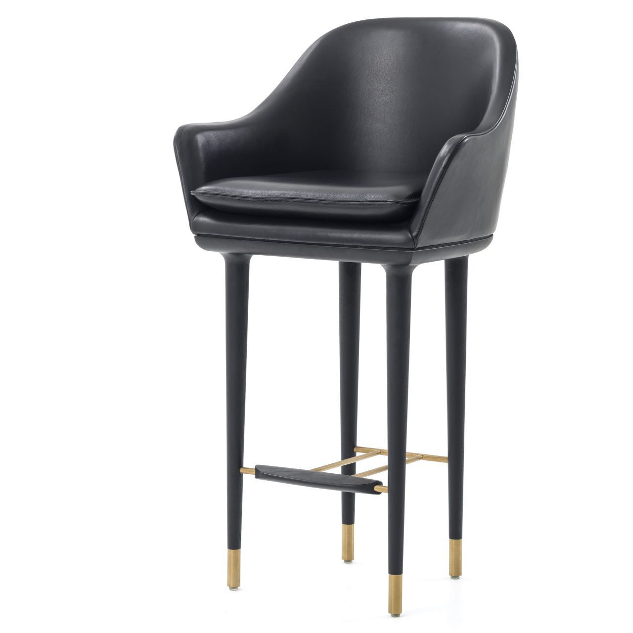 Contemporary bar chair LUNAR STELLAR WORKS stainless steel