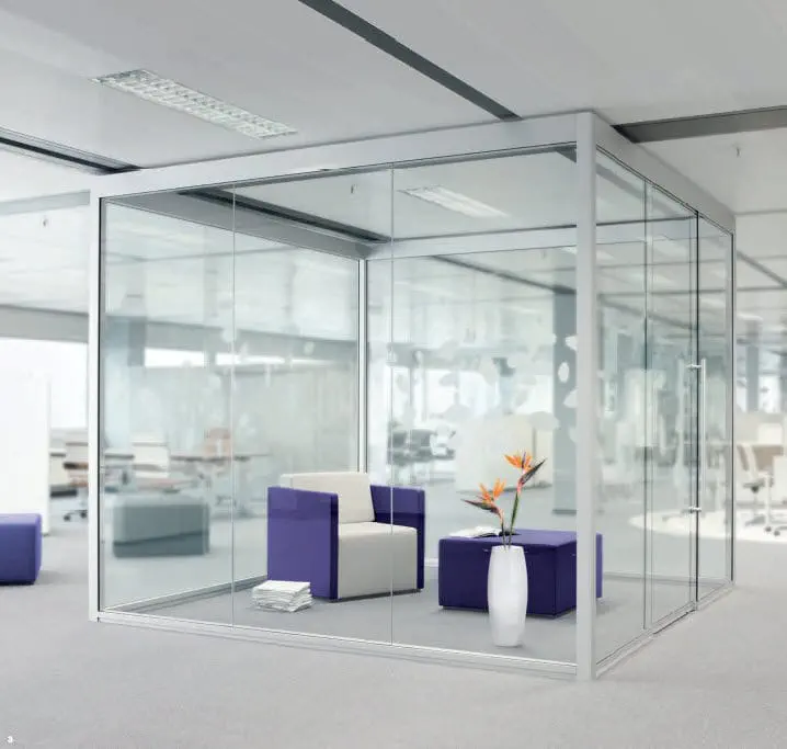 Acoustic office pod - THINK.TANK - König Neurath - glass