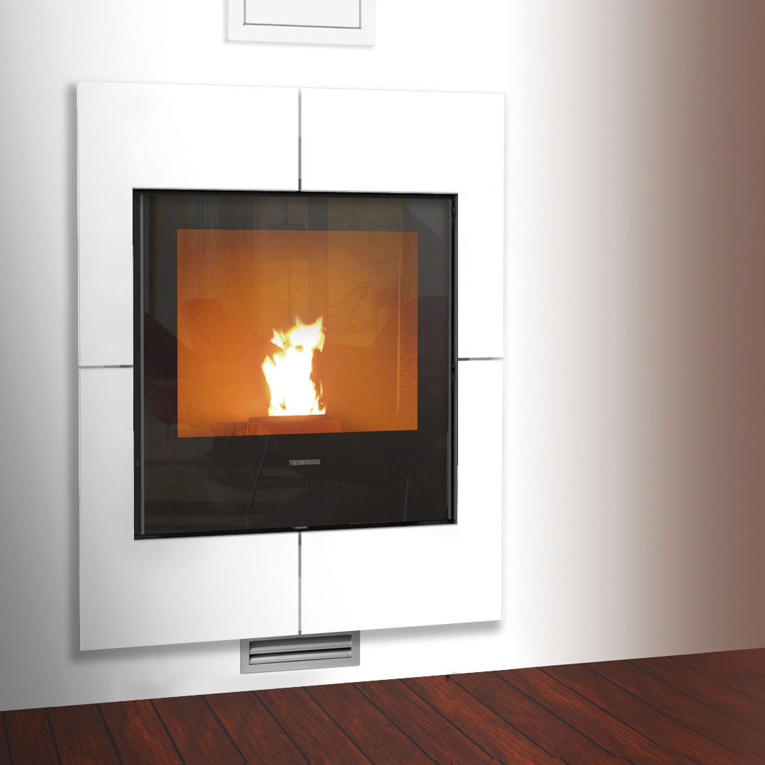 Pellet Fireplace Insert Idra Maxi Thermorossi
