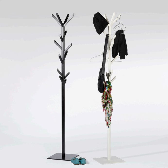 Floor coat rack TWIG A 2 designers contemporary / painted metal