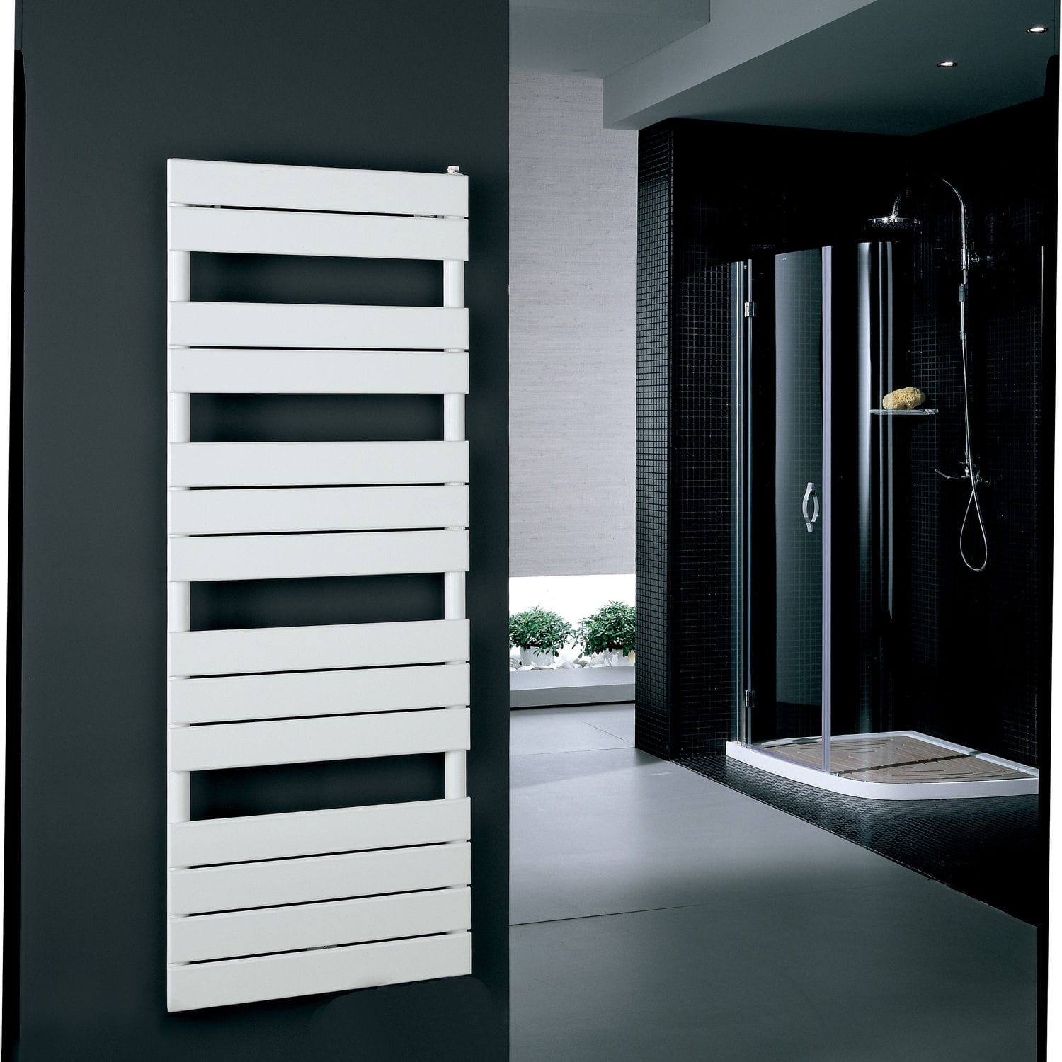 Hot water towel radiator DUCALE PLUS TONON FORTY electric / steel