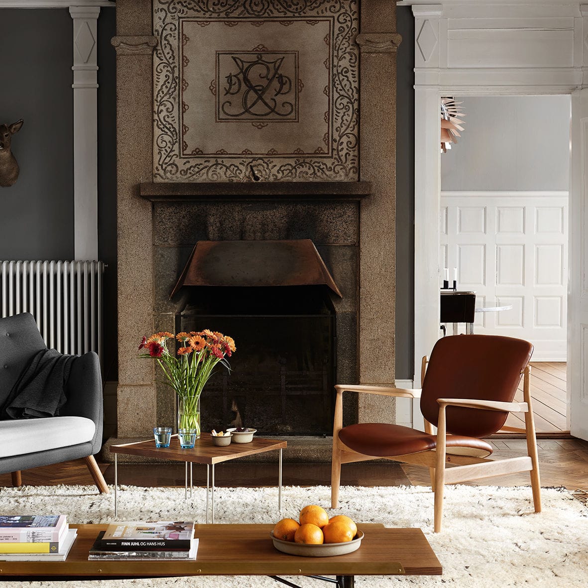 Scandinavian design armchair - FRANCE - House of Finn Juhl