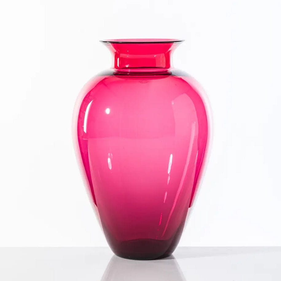 Contemporary vase LABUAN Venini Murano glass / Made in Italy