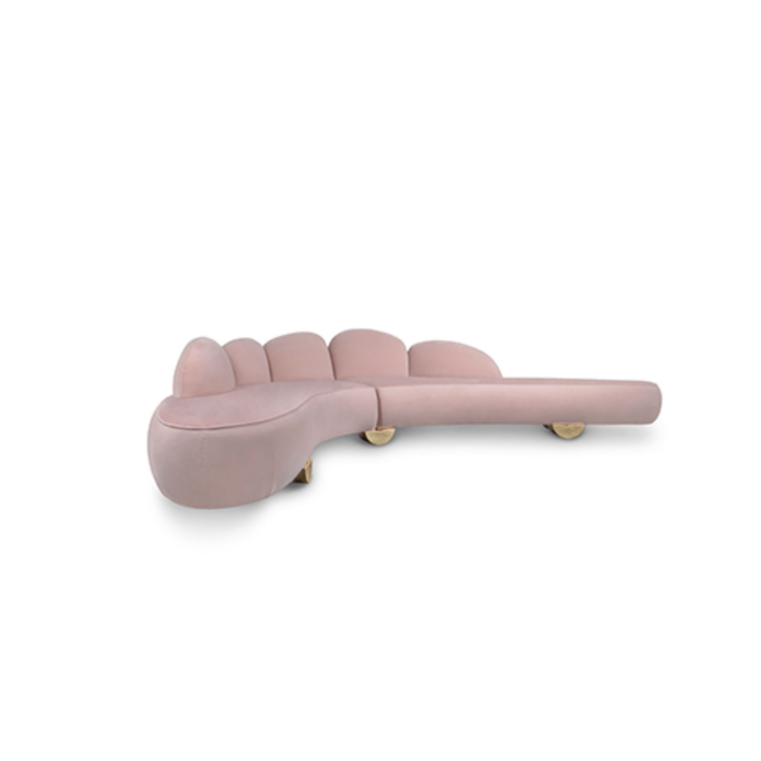 Semicircular Sofa Fitzroy Brabbu Design Forces Contemporary Customizable Color Pink Semicircular Sofa Fitzroy Brabbu Design Forces Contemporary Customizable Color Pink
