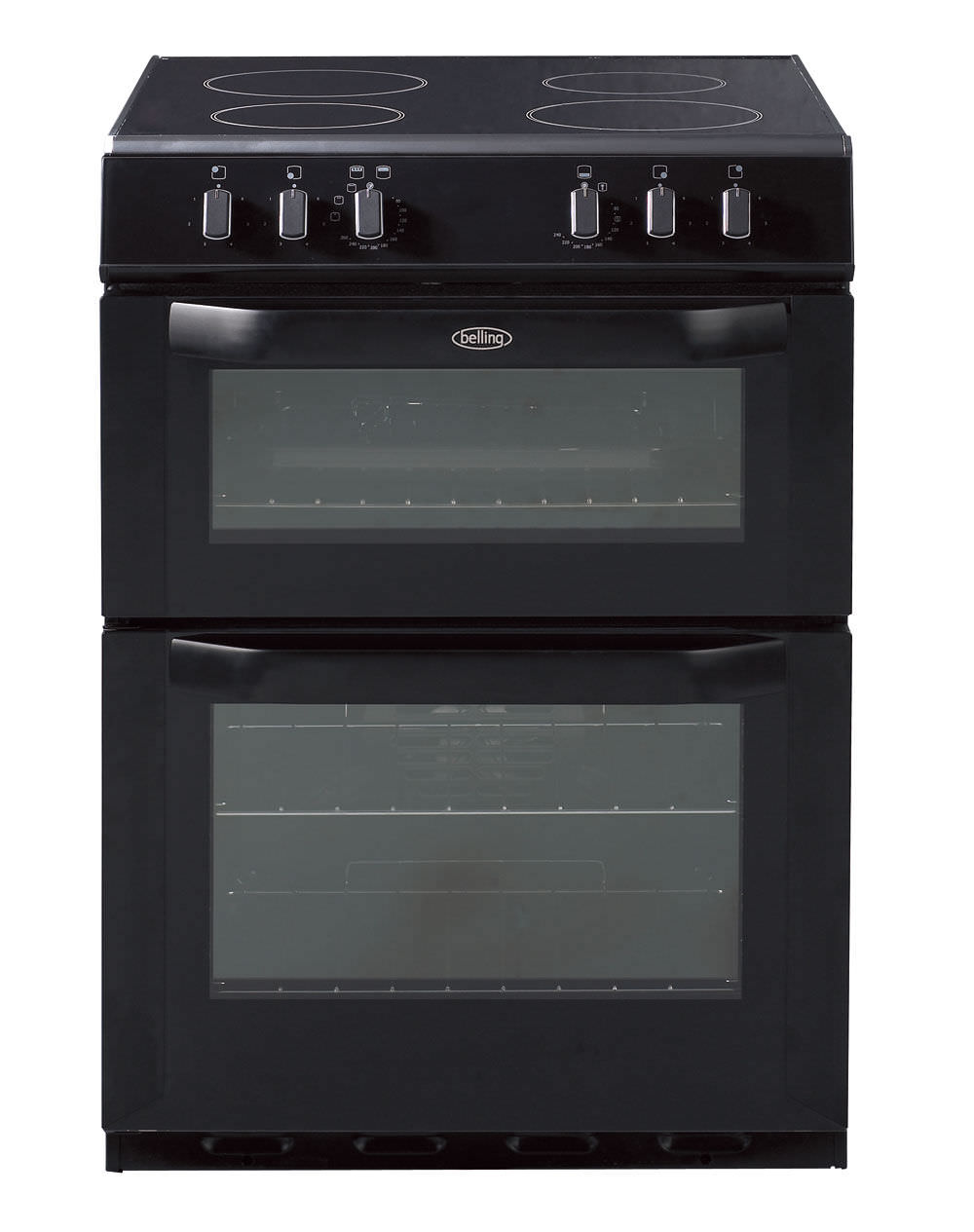 belling fse60do double oven induction range freestanding