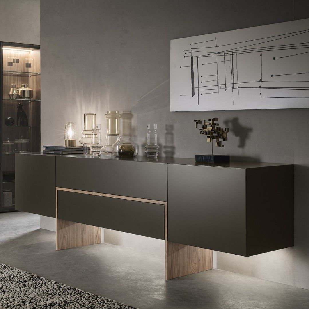 Contemporary sideboard - BRIDGE - Presotto - lacquered wood ...