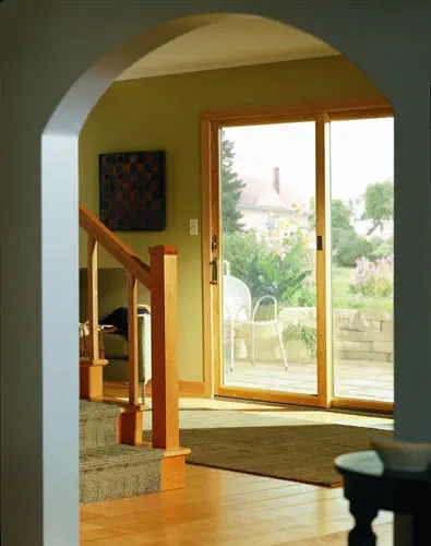 Sliding Patio Door 200 Narroline Andersen Wooden Double Glazed Sliding Patio Door 200 Narroline, Andersen 200 Series Sliding Door