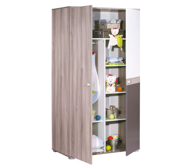 Contemporary Wardrobe Wooden With Swing Doors Child S