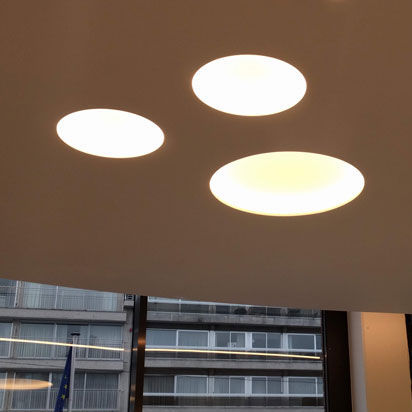 Recessed deals dome lighting