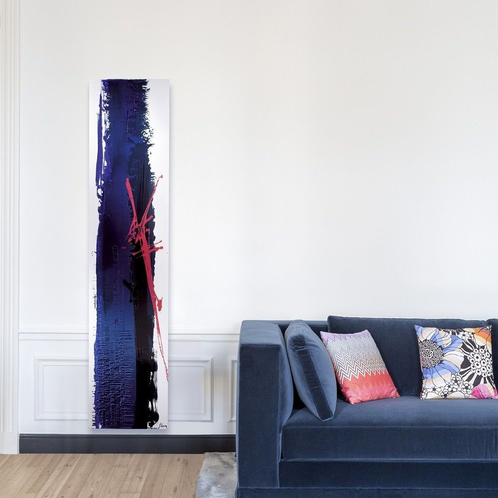 Hot water radiator - BLUE - CINIER - electric / 751 w...1000 w / 1001 w ...