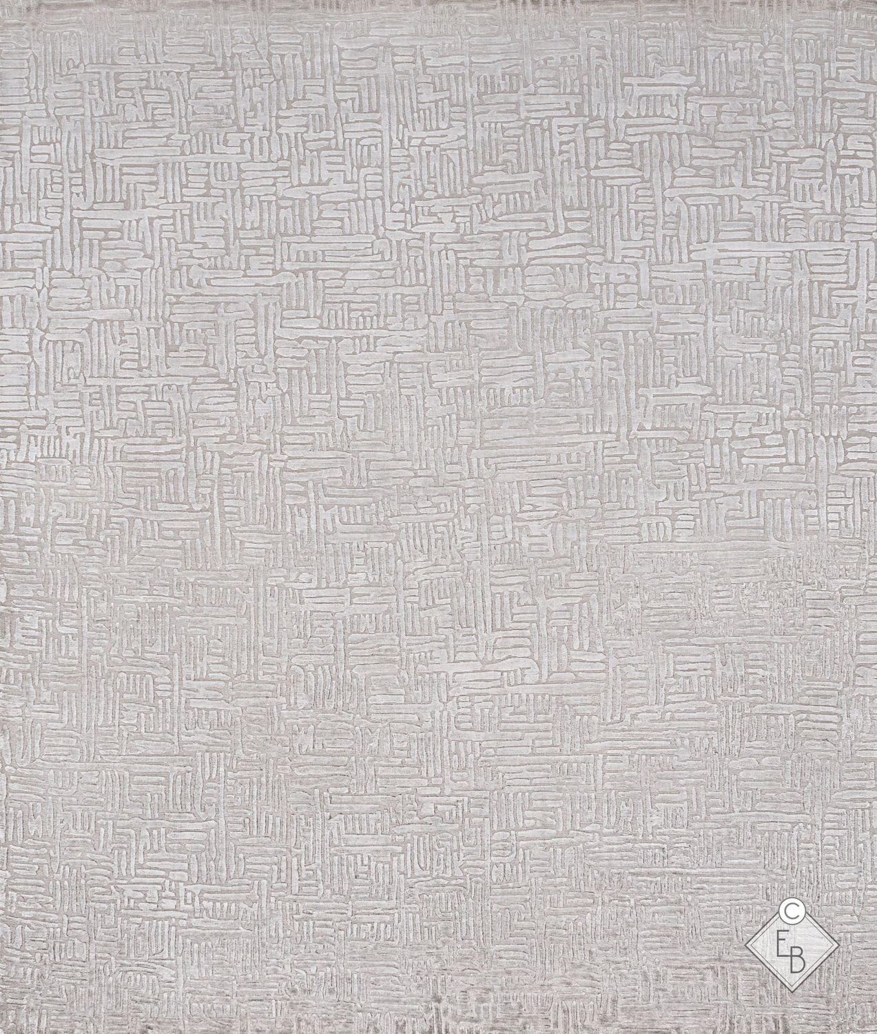 Contemporary rug - WICKER SILVER - Edition Bougainville - patterned ...