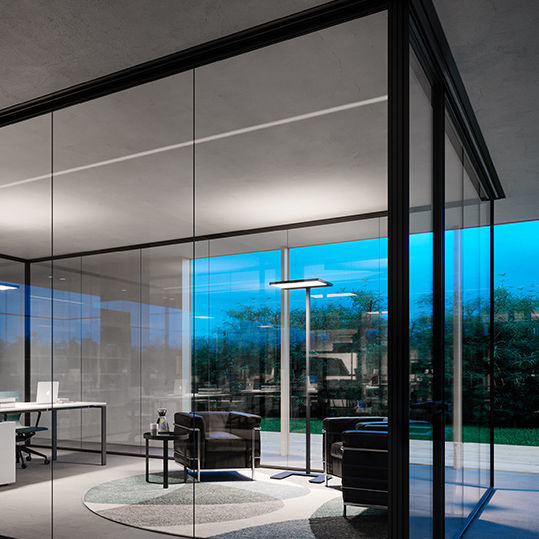 Floor-standing lamp - ARTELEA - ZUMTOBEL - aluminum / contemporary / corded