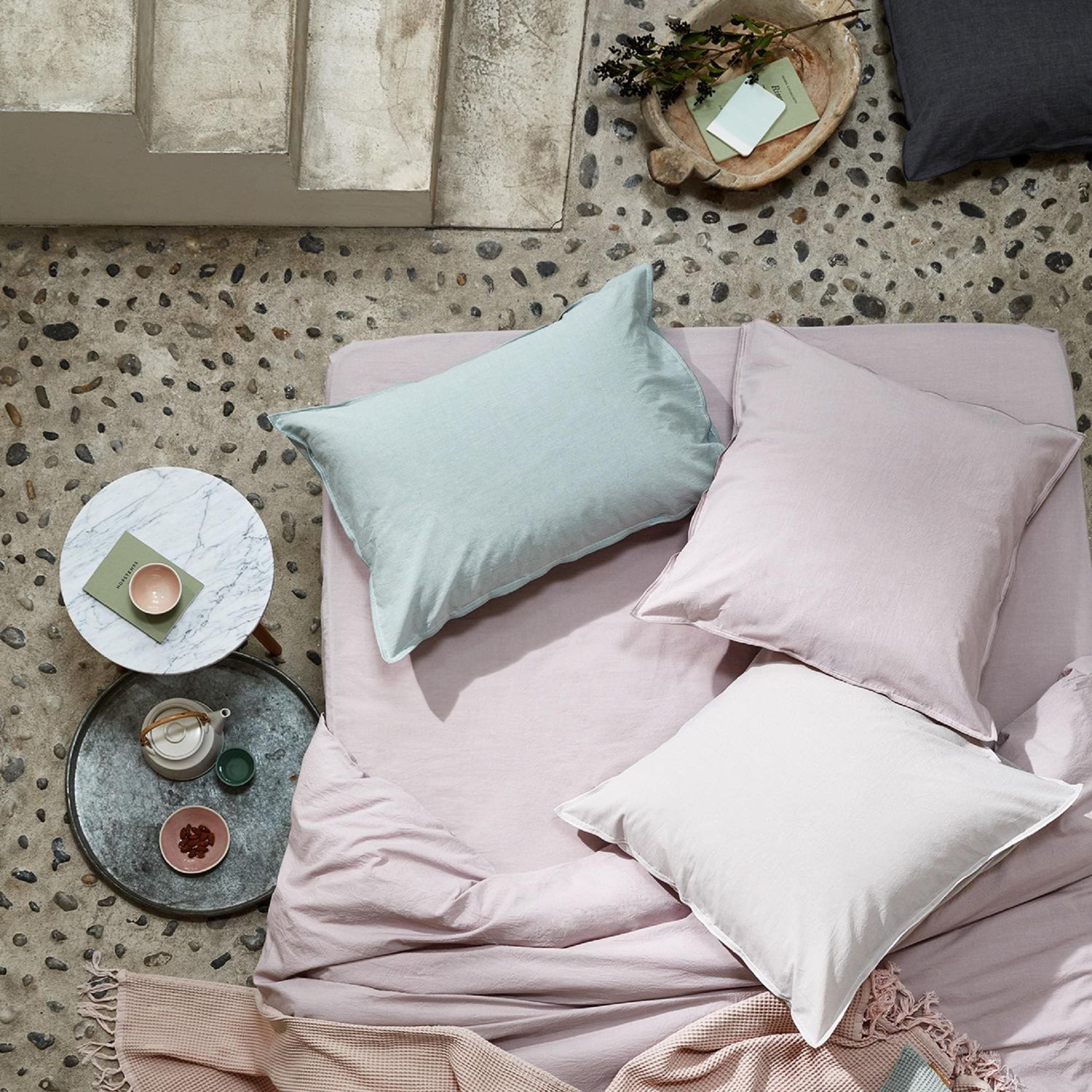 Cotton Pillow Case Natural Fiber Polyester Mila Madura